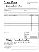 Load image into Gallery viewer, Small Business Forms (right-handed) Bundle