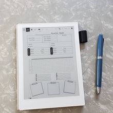 Load image into Gallery viewer, Month Fitness Tracker Template e-ink