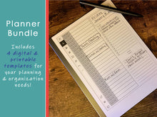 Load image into Gallery viewer, Planner Template Bundle