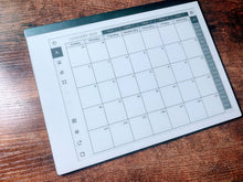 Load image into Gallery viewer, 2022 Planner Daily Scheduler Landscape Booklet | reMarkable 1 and 2 compatible templates - PDF with Hyperlinks for easy navigation