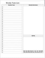 Load image into Gallery viewer, Hyperlink Weekly Planner