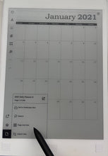 Load image into Gallery viewer, 2021 Pre Dated Daily, Monthly, Weekly Planner 8 am - 6:30 pm (PDF)