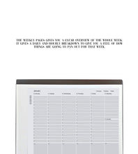 Load image into Gallery viewer, 2022 Planner for reMarkable 2 | Hyperlinked PDF file | Annual, monthly, weekly (daily and hourly breakdown) view in landscape format