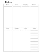 Load image into Gallery viewer, Planner Template Bundle