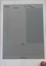 Load image into Gallery viewer, 2021 Pre Dated Daily, Monthly, Weekly Planner 8 am - 6:30 pm (PDF)