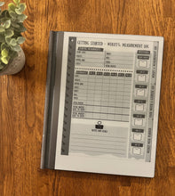 Load image into Gallery viewer, reMarkable 1 & 2 | 90 day hyperlinked weight management planner w/ trackers for your reMarkable tablet (1872x1404 resolution)