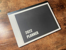 Load image into Gallery viewer, 2022 Planner Daily Scheduler Landscape Booklet | reMarkable 1 and 2 compatible templates - PDF with Hyperlinks for easy navigation