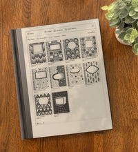 Load image into Gallery viewer, reMarkable 1 & 2 | Notebook Cover Templates - RETRO bundle for your reMarkable 1 or 2 tablet (1872x1404 resolution)