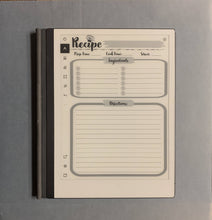 Load image into Gallery viewer, reMarkable 1 & 2 | Notebook Cover Templates - Recipe bundle 1 for your reMarkable 1 or 2 tablet (1872x1404 resolution)