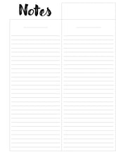 Load image into Gallery viewer, Notes Template Bundle