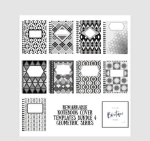 Load image into Gallery viewer, reMarkable 1 & 2 | Notebook CoverTemplates - bundle 4 for your reMarkable 1 or 2 tablet (1872x1404 resolution)