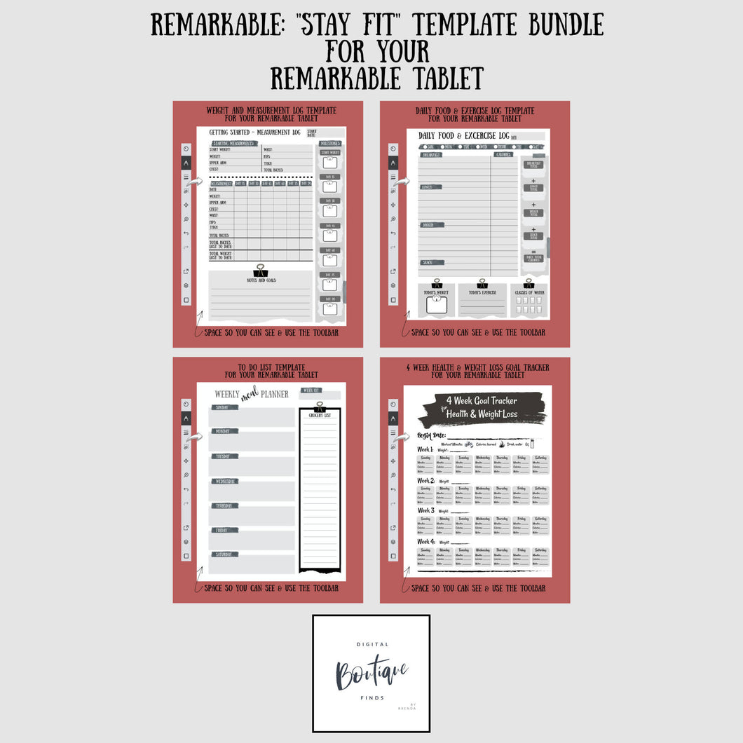 reMarkable | Stay Fit bundle