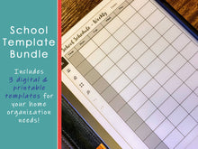 Load image into Gallery viewer, School Template Bundle for reMarkable &amp; Printable Templates
