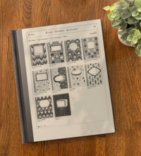 Load image into Gallery viewer, reMarkable 1 &amp; 2 | Notebook Cover Templates - RETRO bundle for your reMarkable 1 or 2 tablet (1872x1404 resolution)
